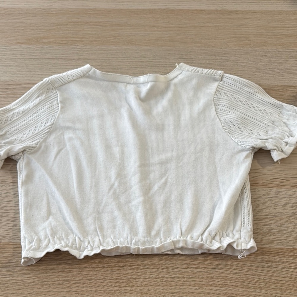 White Button-Up Blouse - Picture 2 of 2